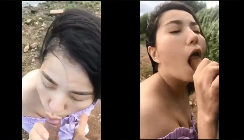 Con ghệ bj cho bạn gái bên bờ sông